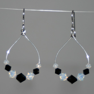 Black Opal Teardrops