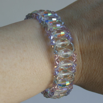 Color Change Crystal Bracelet in Sunlight