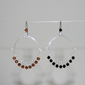 Large Half Hoop with Chain