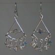Curved Bottom Crossbar Crystal AB