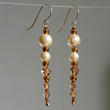 Golden Smoky Rootbeer Earrings