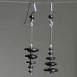 Hematite Graduated Discs Earrings