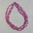 Multistrand Pink Necklace